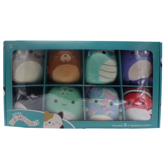 NEW 2022 Kellytoy Original Squishmallows Sea Life Squad 5" Set-8 NIB - Picture 5 of 5
